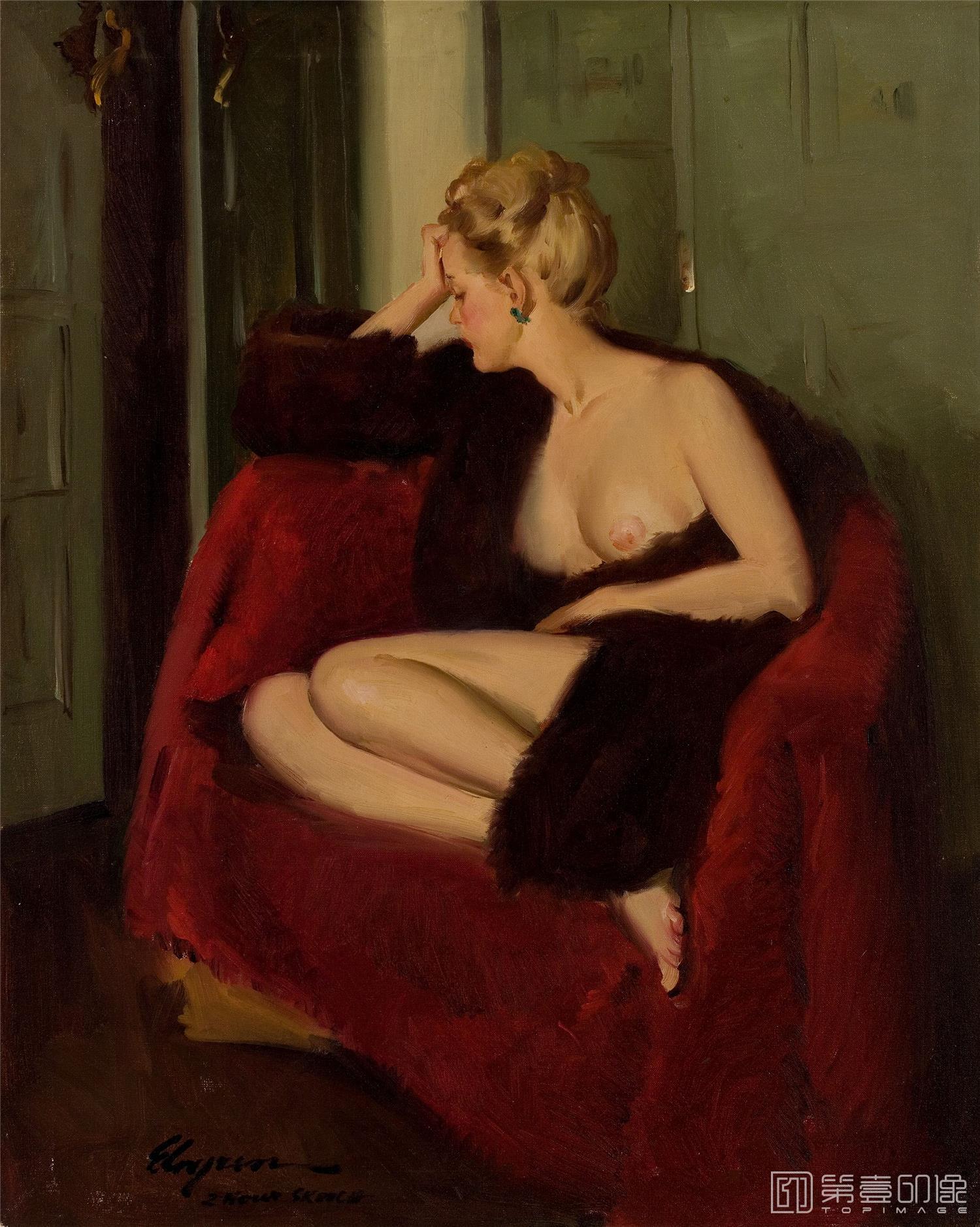 油画-吉尔·艾尔夫格雷恩 Gil Elvgren 作品集-111